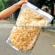 Brand new material super big Aluminum zipper pouch with front clear window for packing snacks/ snacks storage plastic bag