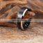 High quality tungsten metal jewelry plain black ring wholesale