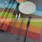 NEW placemat pvc mats set Western modern hotel high quality rainbow placemat multi strip print pad mats classics placemats