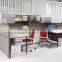 Modern cover Open  furniture 2 person workstation ( SZ-WS443)