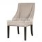 French Retro Style Tufted Wing Back Chair for Dining Room