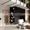 douglas fir wood raindrop glass single shower door