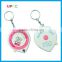 Water/Blood Drop Shaped BMI Calculator Measuring tape Keychain
