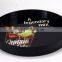customized printing anti-slip beverage beer serving tray round shape
