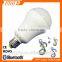 New 2016 E27 RGBW color changing music wireless bluetooth APP bulb speaker