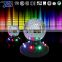 4'disco mirror ball decoration christmas with color LED