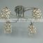 lamp holder white Chandelier light with flower for living room made in china