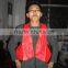 red plastic safety vest