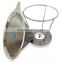 trade assurance stainless steel reusable fine mesh pour over cone cafetiere coffee filter