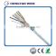 FTP cat6 cable with 23 AWG solid BC, LSZH jacket/cat6 full copper lan cable