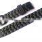 Customized different thinkess translucent silicone rubber strap 23mm rubber watch strap/ waterproof silicone bands/sport style