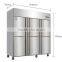 B3 1500L 6-door Double-temperature Upright Commercial Refrigerator Freezer for Restaurant