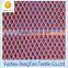Orange polyester tricot 90g hexagonal mesh fabric for bags lining