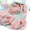 Paris Yarn Geometric Drawing Print Vintage Style Scarf Shawl With Sunblock