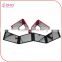 Promotional Gift Plastic Red&Black 4 Panel Cosmetic Expandable Mirror                        
                                                Quality Choice