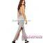 Gray Spaghetti long Straps ladies Ribbed Cutout wholesale jersey dress