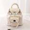 Korean Candy Color PU Fashion Backpack With Turn Lock