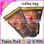 Yason coffee bag in tin tie coffee bean bulk bag 1lb coffee bag