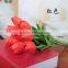 Wholesale artificial tulip, decorative plastic flowers making