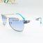 2015 new fashion sunglasses round metal frame reflective retro mirror lens sunglasses