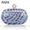 Rhinestone clutch cosmetic box women purses and bags