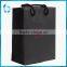 Black card paper handbag packaging paper bag with custom size for autummn & winter garments