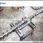 single screw extruder machine screw and barrel for PE plastic machine