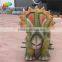 Funfair coin operated kiddie dinosaur rides