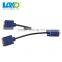 VGA male to female vga splitter cable vga switch 2 input 1 output
