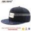 design custom made your own flat brim 5 panel cap