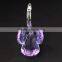 2016 small purple crystal swan wedding gift items in Zhejiang yiwu