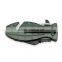Fashion stainless steel folding knife caming knife with Black Blade&aluminum handle