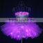 DJ girl's dress, Stage performance LED Skirt, LED tutu Skirt