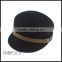black wool felt tweed gatsby newsboy cap lady's ivy hat