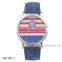 2016 Navy Blue Canvas Strap Wrist Watch