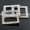 Newest Decorative Rhinestone Big Fashion Wedding Ribbon Buckles B02100