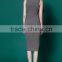 Elastic Cotton Fabric High Side Slit Ladies Sleeveless Dress