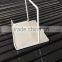 Powder Coating White Counter top Book Store Display Shelves