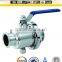 SUS304 Stainless Steel Food Grade Sanitary Ball Valve