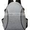 Kind workmanship grey nylon special shape backpack Since 1997