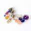 Glass wishing bottles with mini lucky beads different shapes glass vial pendant with beautiful decoration
