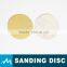 Gold hook loop Sanding Disc With 3M