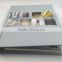 Professional custom hardcover 3-ring folder with metal clips