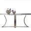 Modern Staimless Steel Quite round Dining table