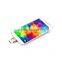 Newest design lowest price customized logo oem mini OTG full capacity high speed USB flash drive connection between phone and pc