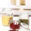 700ml 1000ml 1.5L 2.2L 3L Clear Kitchen Food Storage Airtight Seal Lock Lid Jar/glass Jar With Metal Clip