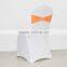 colorful spandex chair band with buckle for banquet chair cover