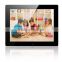 Acrylic wall mounted 15 inch digital photo frame with muti function