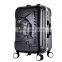 ABS bright color travel luggage with combination lock