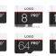 Brand name mobile memory card 8gb price for Samsung pro (90mb/s)